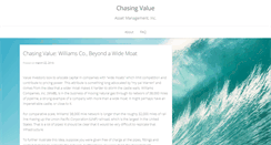 Desktop Screenshot of chasingvalue.com